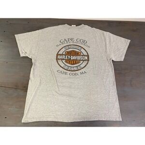 Harley Davidson Cape Cod Ma. T-Shirt Size XL Motor Head For Life